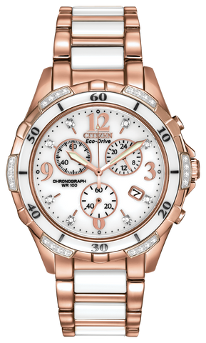 FB1233-51A Ladie's Citizen Eco-Drive Watch Silhouette Diamond Sport