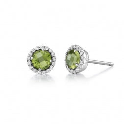 August Birthstone Peridot Earrings - Lafonn BE001PDP00