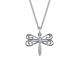 Dragonfly Necklace - Lafonn 9P047CLP18