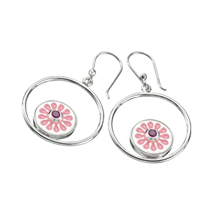 KE035 - 25mm Hoop Kameleon Earrings