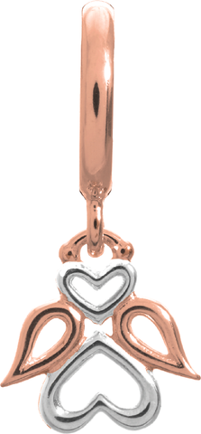 Angel Dream - Endless Jewelry Rose Gold Plated Sterling Silver Charm 63252