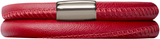 Red Leather Bracelet - Endless Jewelry 12107