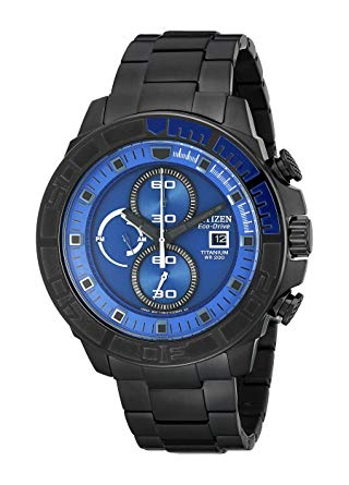 CA0525-50L Citizen Men's Eco-Drive Super Titanium Blue Dial Watch