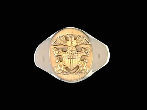 14kt Officer Crest Gold Ring
