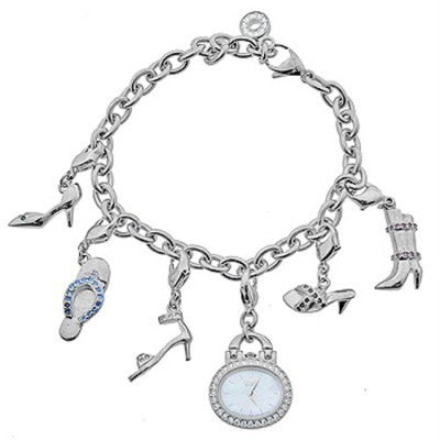 EG2390-53D Citizen Eco-Drive Ladies' Charm Bracelet Watch