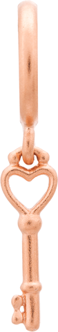 Key of the Heart - Endless Jewelry Rose Gold Plated Sterling Silver Charm 63150
