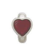 Violet Enamel Heart - Endless Jewelry Sterling Silver Charm 41200-5